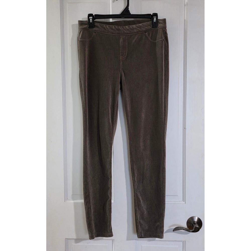 Simply Vera Vera Wang Women Taupe Corduroy Leggings Size M Pull On Skinny Pants